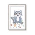 Picture of Cartoon Raccoon _GroupedProduct_Rectangle_Portrait_Mini_ _GroupedProduct_Rectangle_Portrait_Framed_Matted_