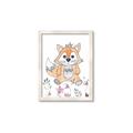 Picture of Cartoon Fox  _GroupedProduct_Rectangle_Portrait_Mini_ _GroupedProduct_Rectangle_Portrait_Framed_Matted_