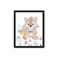 Picture of Cartoon Fox  _GroupedProduct_Rectangle_Portrait_Mini_ _GroupedProduct_Rectangle_Portrait_Framed_Matted_
