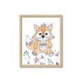 Picture of Cartoon Fox  _GroupedProduct_Rectangle_Portrait_Mini_ _GroupedProduct_Rectangle_Portrait_Framed_Matted_
