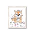 Picture of Cartoon Fox  _GroupedProduct_Rectangle_Portrait_Mini_ _GroupedProduct_Rectangle_Portrait_Framed_Matted_