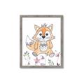 Picture of Cartoon Fox  _GroupedProduct_Rectangle_Portrait_Mini_ _GroupedProduct_Rectangle_Portrait_Framed_Matted_