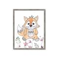 Picture of Cartoon Fox  _GroupedProduct_Rectangle_Portrait_Mini_ _GroupedProduct_Rectangle_Portrait_Framed_Matted_