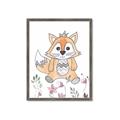 Picture of Cartoon Fox  _GroupedProduct_Rectangle_Portrait_Mini_ _GroupedProduct_Rectangle_Portrait_Framed_Matted_