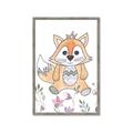 Picture of Cartoon Fox  _GroupedProduct_Rectangle_Portrait_Mini_ _GroupedProduct_Rectangle_Portrait_Framed_Matted_
