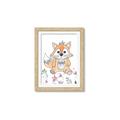 Picture of Cartoon Fox  _GroupedProduct_Rectangle_Portrait_Mini_ _GroupedProduct_Rectangle_Portrait_Framed_Matted_