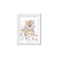 Picture of Cartoon Fox  _GroupedProduct_Rectangle_Portrait_Mini_ _GroupedProduct_Rectangle_Portrait_Framed_Matted_