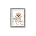 Picture of Cartoon Fox  _GroupedProduct_Rectangle_Portrait_Mini_ _GroupedProduct_Rectangle_Portrait_Framed_Matted_