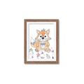 Picture of Cartoon Fox  _GroupedProduct_Rectangle_Portrait_Mini_ _GroupedProduct_Rectangle_Portrait_Framed_Matted_