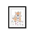 Picture of Cartoon Fox  _GroupedProduct_Rectangle_Portrait_Mini_ _GroupedProduct_Rectangle_Portrait_Framed_Matted_