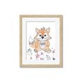 Picture of Cartoon Fox  _GroupedProduct_Rectangle_Portrait_Mini_ _GroupedProduct_Rectangle_Portrait_Framed_Matted_