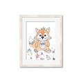 Picture of Cartoon Fox  _GroupedProduct_Rectangle_Portrait_Mini_ _GroupedProduct_Rectangle_Portrait_Framed_Matted_