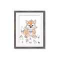 Picture of Cartoon Fox  _GroupedProduct_Rectangle_Portrait_Mini_ _GroupedProduct_Rectangle_Portrait_Framed_Matted_