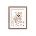 Picture of Cartoon Fox  _GroupedProduct_Rectangle_Portrait_Mini_ _GroupedProduct_Rectangle_Portrait_Framed_Matted_