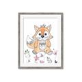 Picture of Cartoon Fox  _GroupedProduct_Rectangle_Portrait_Mini_ _GroupedProduct_Rectangle_Portrait_Framed_Matted_