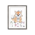 Picture of Cartoon Fox  _GroupedProduct_Rectangle_Portrait_Mini_ _GroupedProduct_Rectangle_Portrait_Framed_Matted_