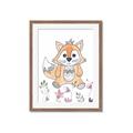 Picture of Cartoon Fox  _GroupedProduct_Rectangle_Portrait_Mini_ _GroupedProduct_Rectangle_Portrait_Framed_Matted_