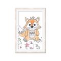 Picture of Cartoon Fox  _GroupedProduct_Rectangle_Portrait_Mini_ _GroupedProduct_Rectangle_Portrait_Framed_Matted_
