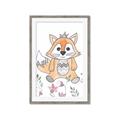 Picture of Cartoon Fox  _GroupedProduct_Rectangle_Portrait_Mini_ _GroupedProduct_Rectangle_Portrait_Framed_Matted_