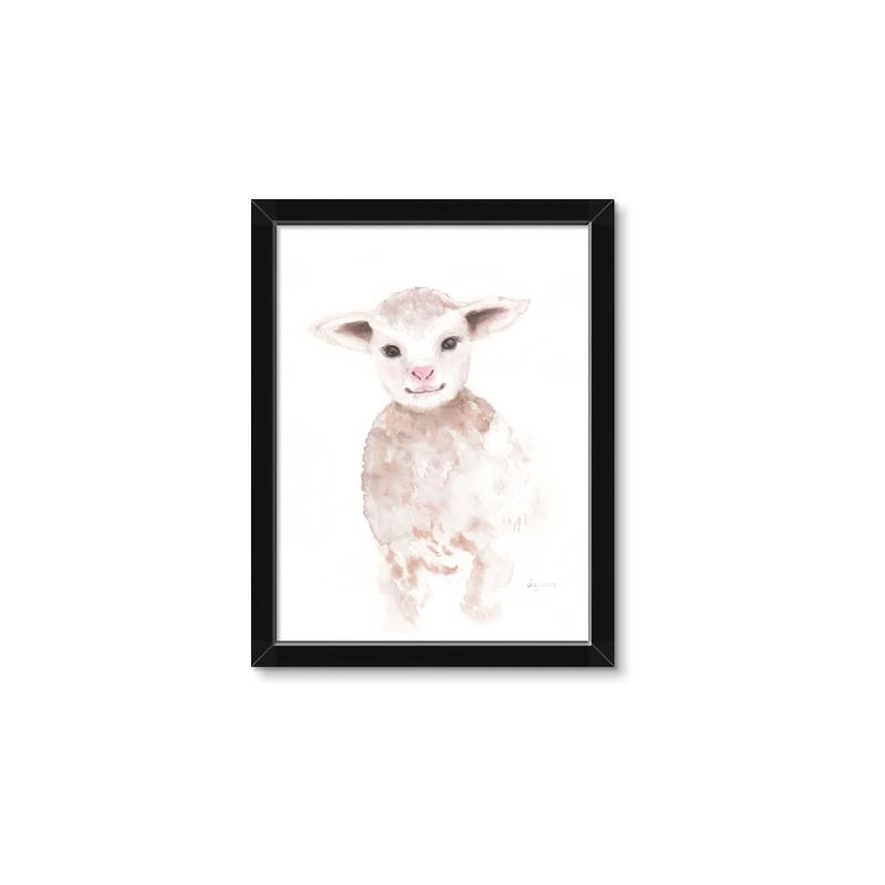 Picture of Baby Sheep Front _GroupedProduct_Rectangle_Portrait_Mini_ _GroupedProduct_Rectangle_Portrait_Framed_Matted_