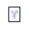 Picture of Baby Blue Elephant _GroupedProduct_Rectangle_Portrait_Mini_ _GroupedProduct_Rectangle_Portrait_Framed_Matted_
