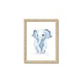 Picture of Baby Blue Elephant _GroupedProduct_Rectangle_Portrait_Mini_ _GroupedProduct_Rectangle_Portrait_Framed_Matted_