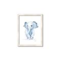Picture of Baby Blue Elephant _GroupedProduct_Rectangle_Portrait_Mini_ _GroupedProduct_Rectangle_Portrait_Framed_Matted_