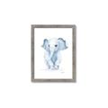 Picture of Baby Blue Elephant _GroupedProduct_Rectangle_Portrait_Mini_ _GroupedProduct_Rectangle_Portrait_Framed_Matted_