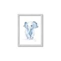 Picture of Baby Blue Elephant _GroupedProduct_Rectangle_Portrait_Mini_ _GroupedProduct_Rectangle_Portrait_Framed_Matted_