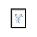 Picture of Baby Blue Elephant _GroupedProduct_Rectangle_Portrait_Mini_ _GroupedProduct_Rectangle_Portrait_Framed_Matted_