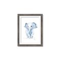 Picture of Baby Blue Elephant _GroupedProduct_Rectangle_Portrait_Mini_ _GroupedProduct_Rectangle_Portrait_Framed_Matted_