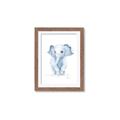 Picture of Baby Blue Elephant _GroupedProduct_Rectangle_Portrait_Mini_ _GroupedProduct_Rectangle_Portrait_Framed_Matted_