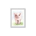 Picture of Farm Pig _GroupedProduct_Rectangle_Portrait_Mini_ _GroupedProduct_Rectangle_Portrait_Framed_Matted_