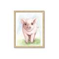Picture of Farm Pig _GroupedProduct_Rectangle_Portrait_Mini_ _GroupedProduct_Rectangle_Portrait_Framed_Matted_