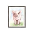 Picture of Farm Pig _GroupedProduct_Rectangle_Portrait_Mini_ _GroupedProduct_Rectangle_Portrait_Framed_Matted_