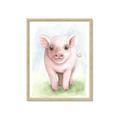 Picture of Farm Pig _GroupedProduct_Rectangle_Portrait_Mini_ _GroupedProduct_Rectangle_Portrait_Framed_Matted_