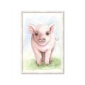 Picture of Farm Pig _GroupedProduct_Rectangle_Portrait_Mini_ _GroupedProduct_Rectangle_Portrait_Framed_Matted_