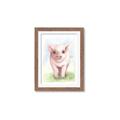 Picture of Farm Pig _GroupedProduct_Rectangle_Portrait_Mini_ _GroupedProduct_Rectangle_Portrait_Framed_Matted_