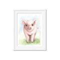 Picture of Farm Pig _GroupedProduct_Rectangle_Portrait_Mini_ _GroupedProduct_Rectangle_Portrait_Framed_Matted_