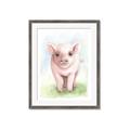 Picture of Farm Pig _GroupedProduct_Rectangle_Portrait_Mini_ _GroupedProduct_Rectangle_Portrait_Framed_Matted_