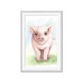 Picture of Farm Pig _GroupedProduct_Rectangle_Portrait_Mini_ _GroupedProduct_Rectangle_Portrait_Framed_Matted_
