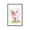 Picture of Farm Pig _GroupedProduct_Rectangle_Portrait_Mini_ _GroupedProduct_Rectangle_Portrait_Framed_Matted_