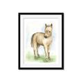 Picture of Farm Horse _GroupedProduct_Rectangle_Portrait_Mini_ _GroupedProduct_Rectangle_Portrait_Framed_Matted_