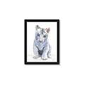 Picture of White Tiger Cub _GroupedProduct_Rectangle_Portrait_Mini_ _GroupedProduct_Rectangle_Portrait_Framed_Matted_