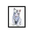 Picture of White Tiger Cub _GroupedProduct_Rectangle_Portrait_Mini_ _GroupedProduct_Rectangle_Portrait_Framed_Matted_