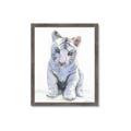 Picture of White Tiger Cub _GroupedProduct_Rectangle_Portrait_Mini_ _GroupedProduct_Rectangle_Portrait_Framed_Matted_