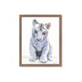 Picture of White Tiger Cub _GroupedProduct_Rectangle_Portrait_Mini_ _GroupedProduct_Rectangle_Portrait_Framed_Matted_