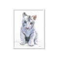 Picture of White Tiger Cub _GroupedProduct_Rectangle_Portrait_Mini_ _GroupedProduct_Rectangle_Portrait_Framed_Matted_
