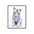 Picture of White Tiger Cub _GroupedProduct_Rectangle_Portrait_Mini_ _GroupedProduct_Rectangle_Portrait_Framed_Matted_