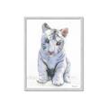 Picture of White Tiger Cub _GroupedProduct_Rectangle_Portrait_Mini_ _GroupedProduct_Rectangle_Portrait_Framed_Matted_